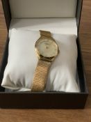 Rotary ladies gold watch