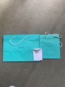 Tiffany Gift Bags and Tiffany Embossed Gift Cards