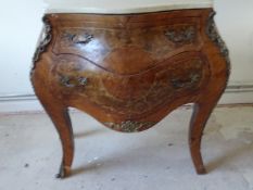 French Inlaid Bombe Chest