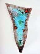 Studio Art Glass Wall Hanging Sculpture 55cm high