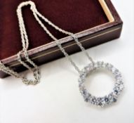 Sterling Silver Gemstone Pendant Necklace New with Gift Pouch
