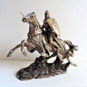 Veronese Knight Legend Bronze Figurine 24cm High 30cm Wide