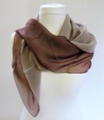 French Silk Chiffon Petite Shaw/Scarf 77cm Square