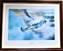 Robert Taylor 'Victory Over Dunkirk' Print Signed by Wing Commander Bob Stanford Tuck