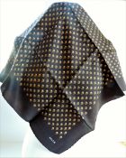 Vintage HILCA Silk Scarf Made in Italy 65cm Square