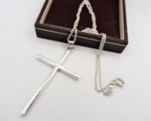 Sterling Silver Cross Pendant Necklace