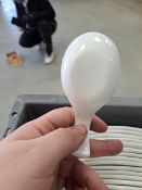 (Lot54) Teardrop China Spoons