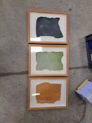 (Lot15)3 Framed Artwork