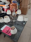 (Lot66) 8 Light Electric Chandelier