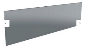 New Boxed 750 End Bath Panel Grey Gloss H732 W540 RRP £119 - No VAT