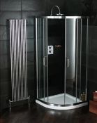 New in Box Atlas 800mm Chrome Quadrant Shower Enclosure RRP £399