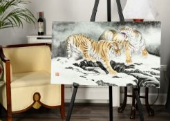 Original Fine Detail Painting on Porcelain