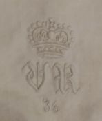 Royalty Queen Victoria's Nightdress 100% Cotton Embroidered CROWN above VR No 36 being No 36 of