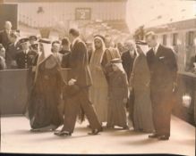 Royalty Prince Fahd leads Saudi Arabian party for HM Queen Elizabeth's Coronation meeting HRH Pri...