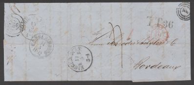 German States - Hamburg / Denmark 1862