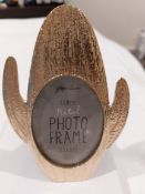 Gold Cactus Photo Frame X 4