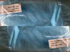 100 X Disposable Gowns Blue (Non Medical)