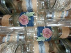 Wedding Jars Decorated