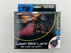 Pursuit Laser Bike Lane Tail Light Weather Resistant LED Bike Light