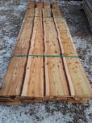 Softwood Fresh Sawn Timber Larch Waney Edge/ Live Edge Cladding Boards / Planks