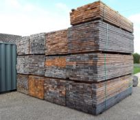 50 x Softwood Fresh Sawn Mixed Larch / Douglas Fir Fencing Rails 2