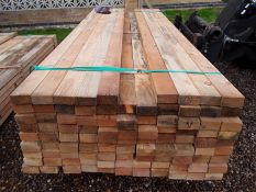 50 x Softwood Fresh Sawn Mixed Larch / Douglas Fir Fencing Rails 2