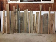 24 x Hardwood Dry Sawn English Oak Boards / Planks / Timber Offcuts