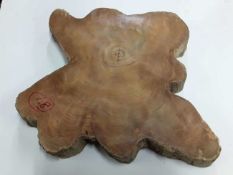 Hardwood Kiln Dried Sawn Timber Burmese Teak Log Slice / Crosscut