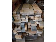 90 x Hardwood Sawn / Planed Dry Mixed Timber Boards / Planks Oak, Ash, Chestnut, Ash, Opepe