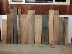 13 x Hardwood / Softwood Mixed Boards / Timber Offcuts, Iroko, Ekki, Spruce, Tulip, Redwood