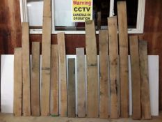 14 x Hardwood Kiln Dried Sawn American Oak Boards / Slabs ( Seconds )