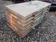 49 x Hardwood Fresh Sawn Timber English Oak Posts