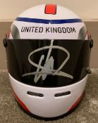Signed Lando Norris 1/2 Scale Model Helmet COA