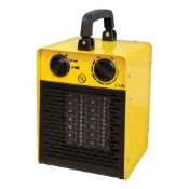 (85/9B) 5x Items. 1x IronHorse 2000W Industrial Fan Heater With Adjustable Thermostat Yellow...