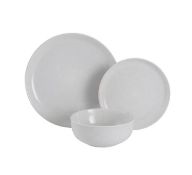 (49/10A) Lot RRP £94. 4x Items. 2x Stoneware White Speckle 12 Piece Dinner Set RRP £22...