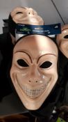 (129/8C) Lot RRP £150. 30x Hooded Grin Mask RRP £5 Each. (All Units New With Tag Attach...