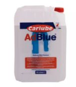 (124/7C) Lot RRP £125. 9x Car Items. 5x Carlube Ad Blue 5L RRP £13 Each. 1x 5W-40...