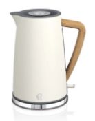 (101/9A) 4x Mixed Kettles. 1x Swan 1. 7L Kettle With Rapid Boil Cotton White (Boxed). <b...