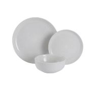 (36/6C) Lot RRP £75. 3x Items. 2x Stoneware White Speckle 12 Piece Dinner Set RRP £25 E...