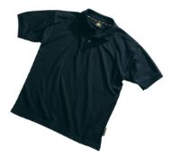 Work Bear Deluxe Heavyweight Pique Polo Shirt In Grey (image colour is black)