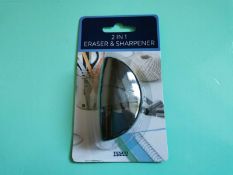 20 x 2 in 1 eraser and sharpener