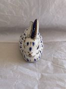 Royal Crown Derby Paperweight - Rabbit