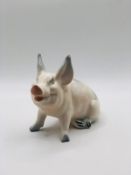 Beswick England Pottery Pig Chipped at the Top of Ear Collectors