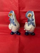 Vintage Wade Collectors Club Mother Goose 1997 x 2