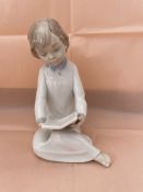Nao by Lladro Boy Reading