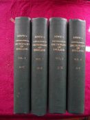 A Topographical Dictionary of England by Samuel Lewis - London 1831 - 1st Edit.