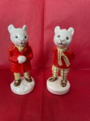Beswick - Rupert the Bear x 2 Figures