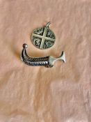 Sterling Silver Broach and Pendant