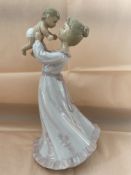 The Leonardo Collection - Lady holding her baby in the air.