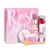 NEW PACKAGED Rose All Day Bath Gift Box. (SKU:BFF-BP-11) Best Gift Set for Women - Our spa